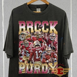 Brock Purdy 90s Vintage Bootleg Style Football TShirt - Brock Purdy Vintage Sport Tee Retro American Football Gifts Tshirt
