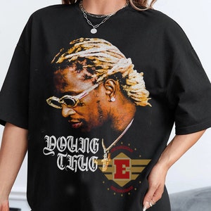 YOUNG THUG T-SHIRT | Rap Tee Concert Merch Kanye Thugger Slime Season | Green Rare Hip Hop Graphic Print