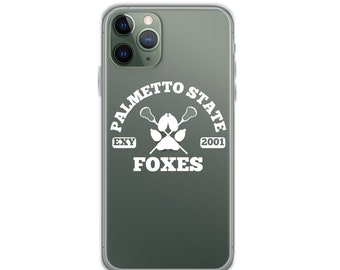 Funda para iPhone con texto blanco de Foxhole Court