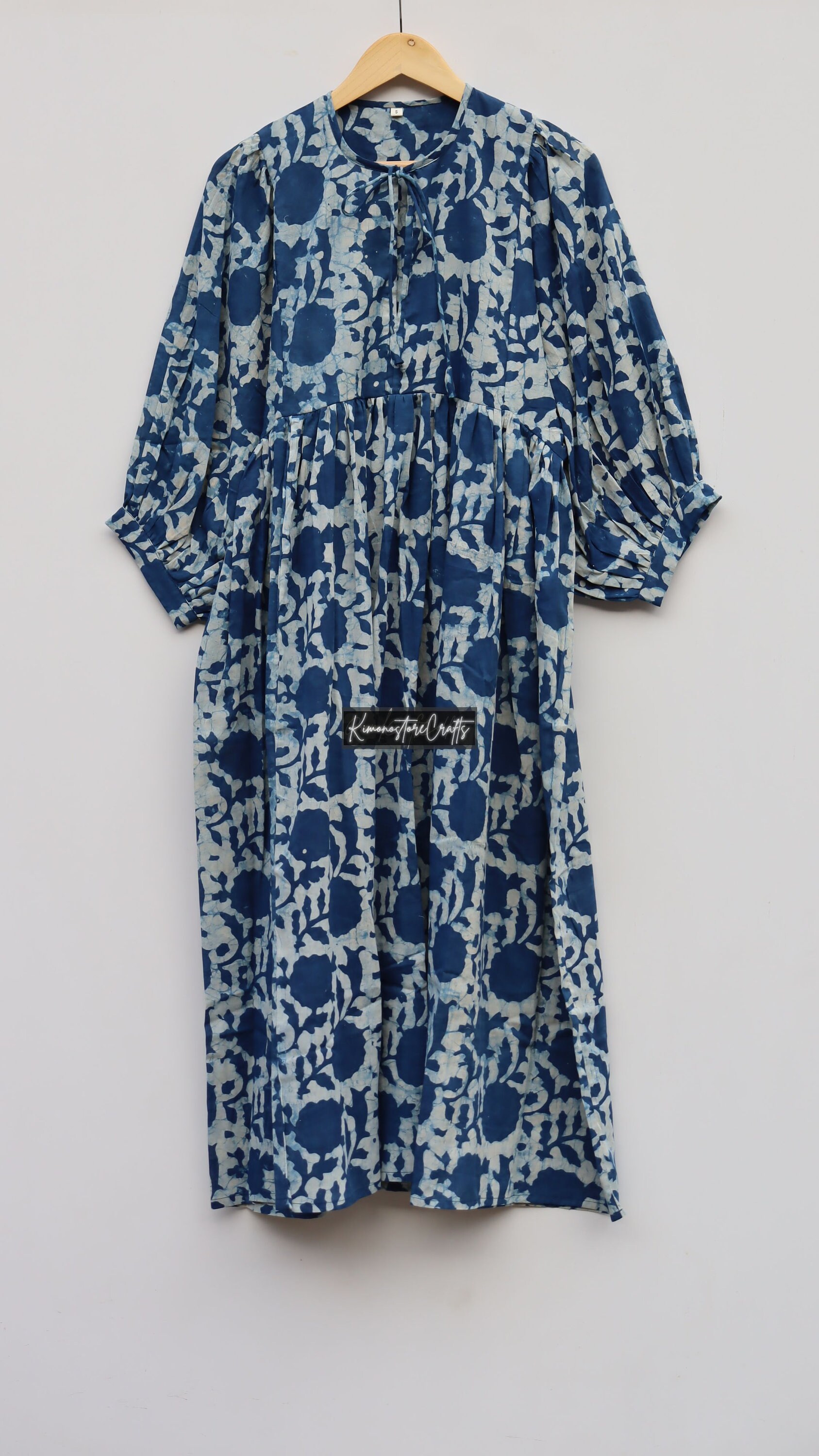 She's From Texas Zipper Front Mini Dress Indigo main image 0