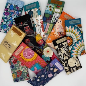 Handgefertigte gepolsterte Stoff-Brillenhülle: Brillenhülle aus Baumwolle