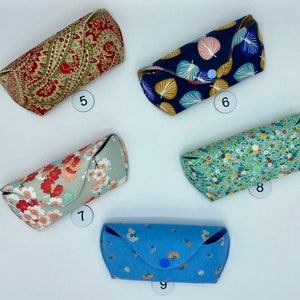 Handmade padded fabric glasses cases, accessories, eyewear, glasses sleeve, glasses cases, accessories cases, bags and purses image 5