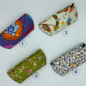 Handmade padded fabric glasses cases, accessories, eyewear, glasses sleeve, glasses cases, accessories cases, bags and purses image 4