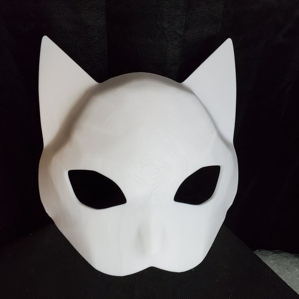 Cat Mask with Ears & Straps