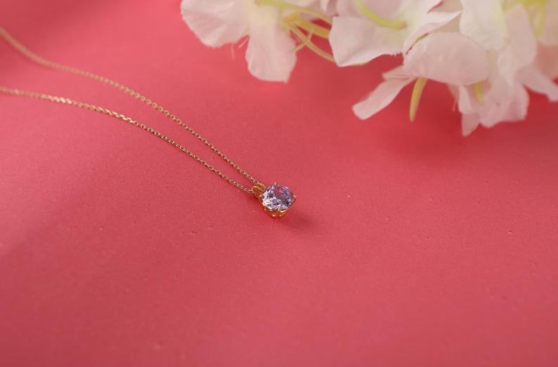 Alexandrite necklace for birthday gift in still-life - EternityPieces