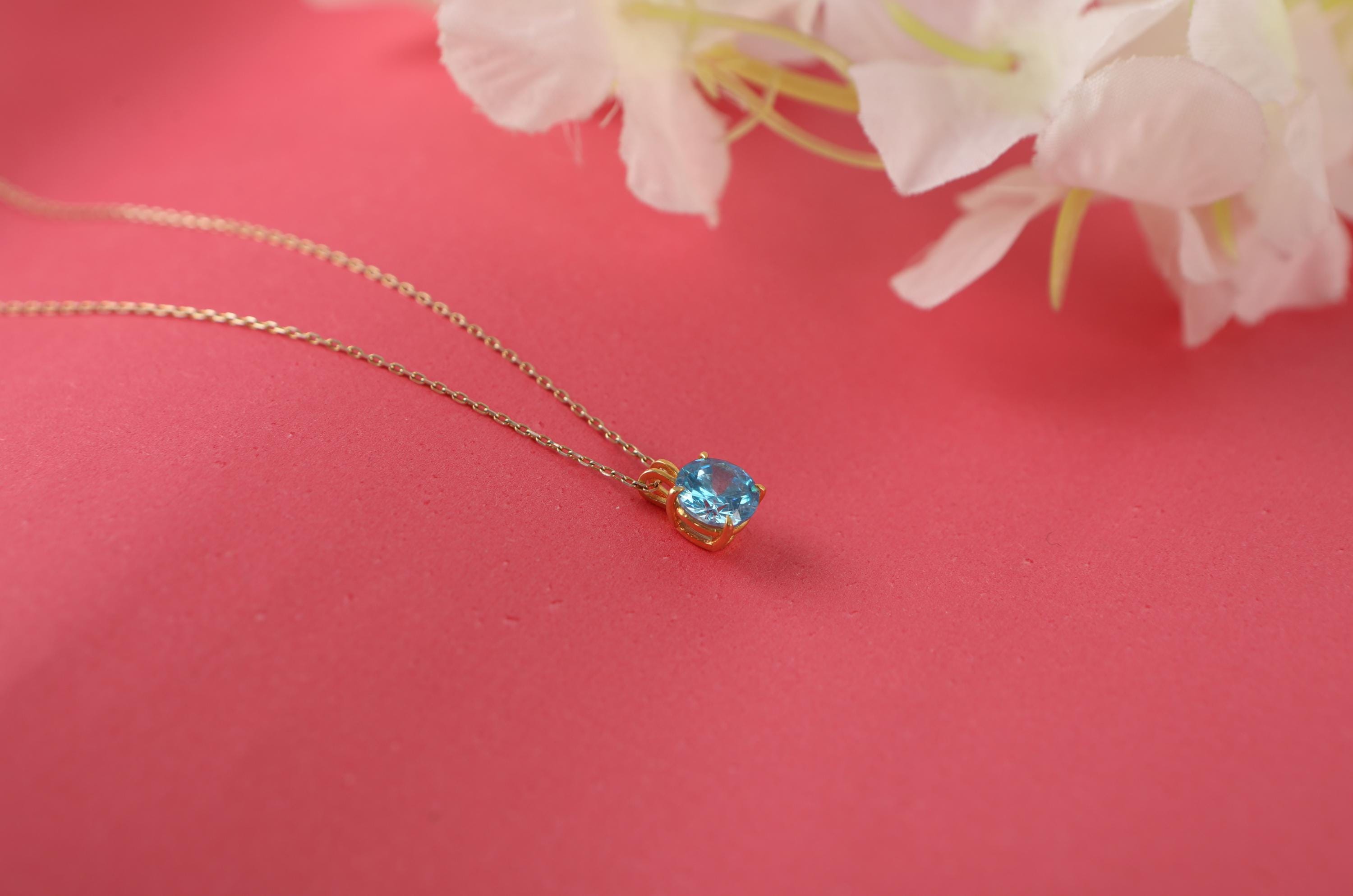 DKeniz Kette Mit Anhänger »925/- Sterling Silber Rosévergoldet Tropfen
