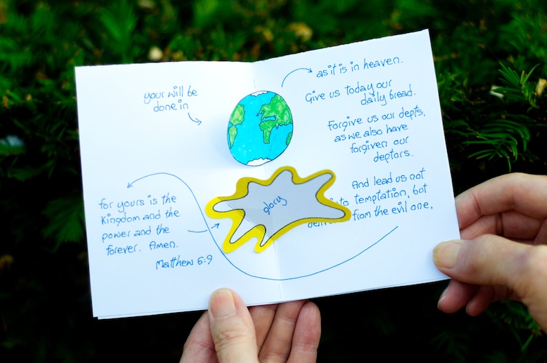 the-lord-s-prayer-bible-craft-template-digital-pdf-download-etsy