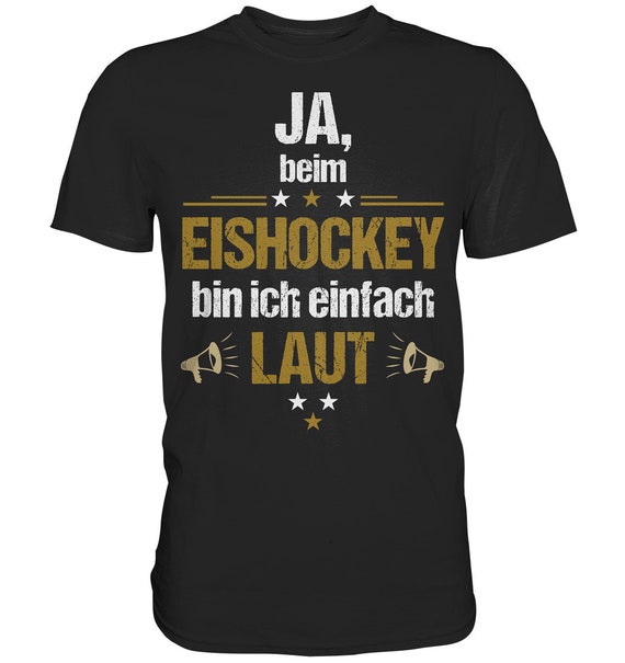 At Ice Hockey Hockey Laut Sein Spruch Design Premium Shirt Etsy