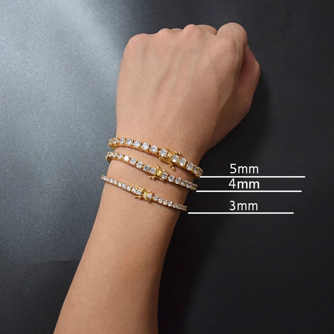 Iced Out Tennis Bracelet Collection main image 1