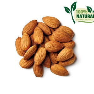 Organic Dry Almonds Without Hard Shell | 100% Natural Raw Unsalted Snacks | Unshelled Pure Healthy Indian Nuts