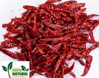 High Quality Sun-Dried Whole Red Chili Peppers Spice Up Your Dishes | Hot and Flavorful Cooking Ingredient Culinary Spice For Food Lovers