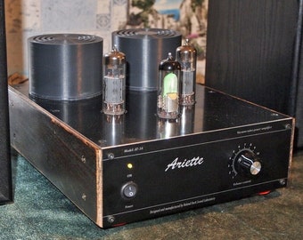 Ariette. 6F3P/6E1P tubes stereo amplifier. Handmade.