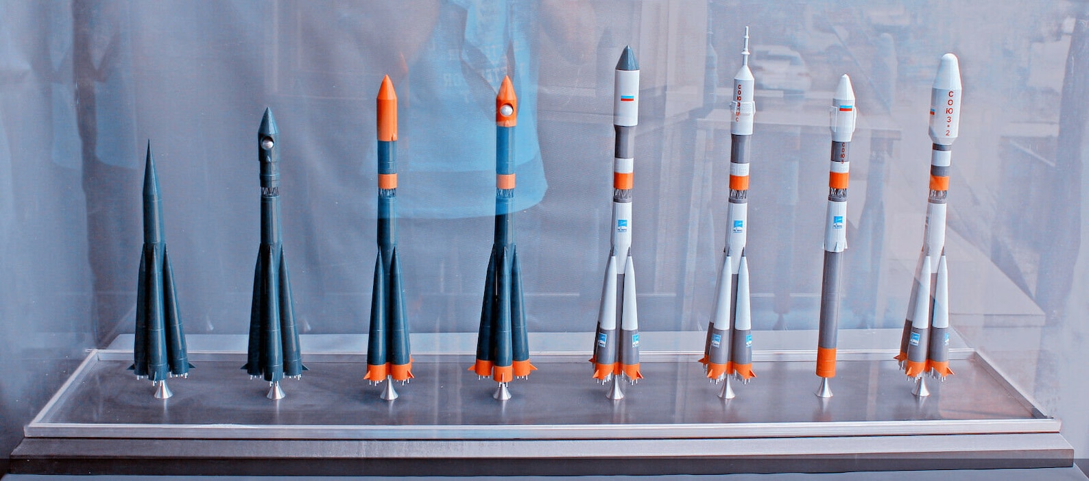 1144 Scale Model of Russian R7 Rocket Family, Made of Metal 14 Tall Etsy