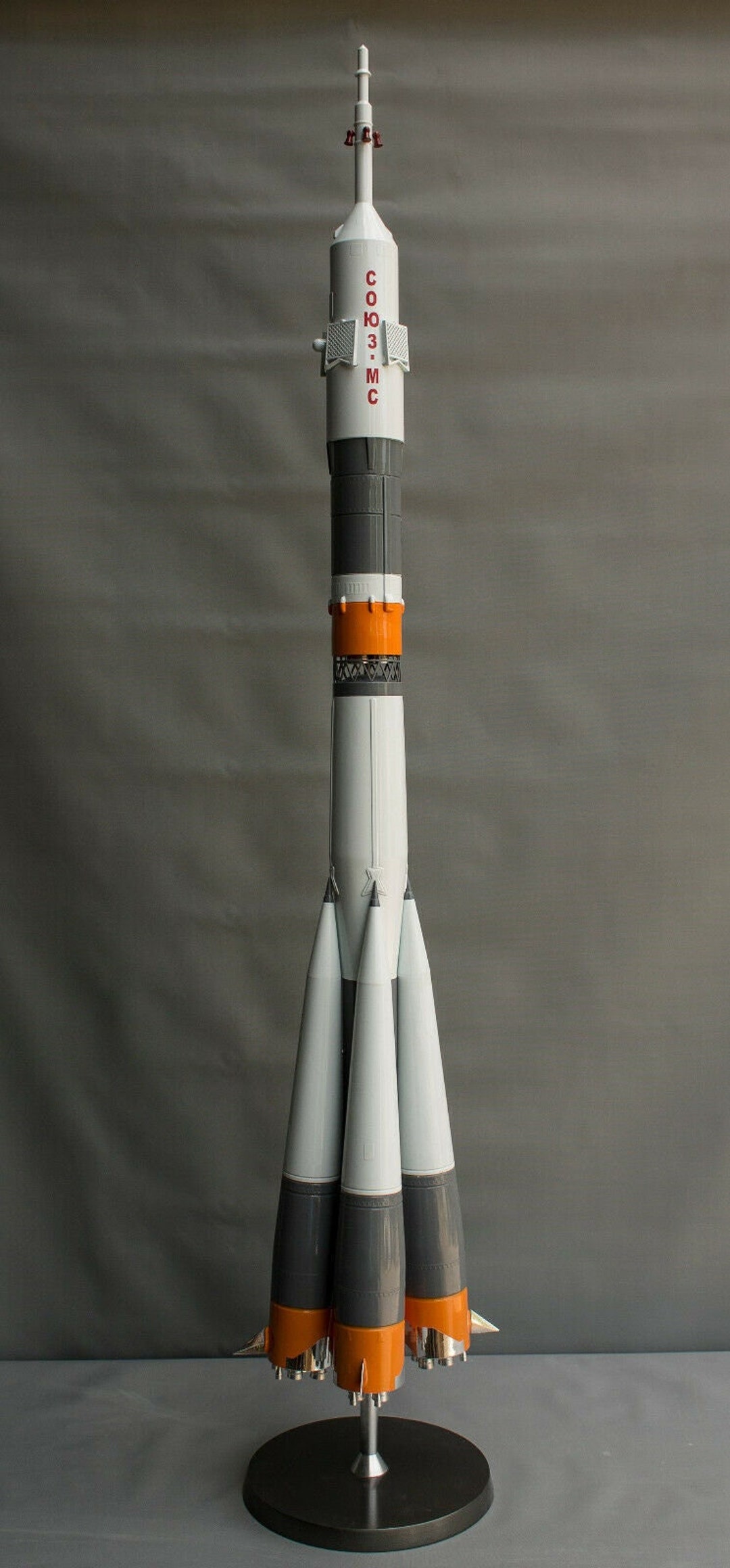 172 Scale Model of Russian Rocket Soyuzfg, Made of Metal 27 Tall Etsy
