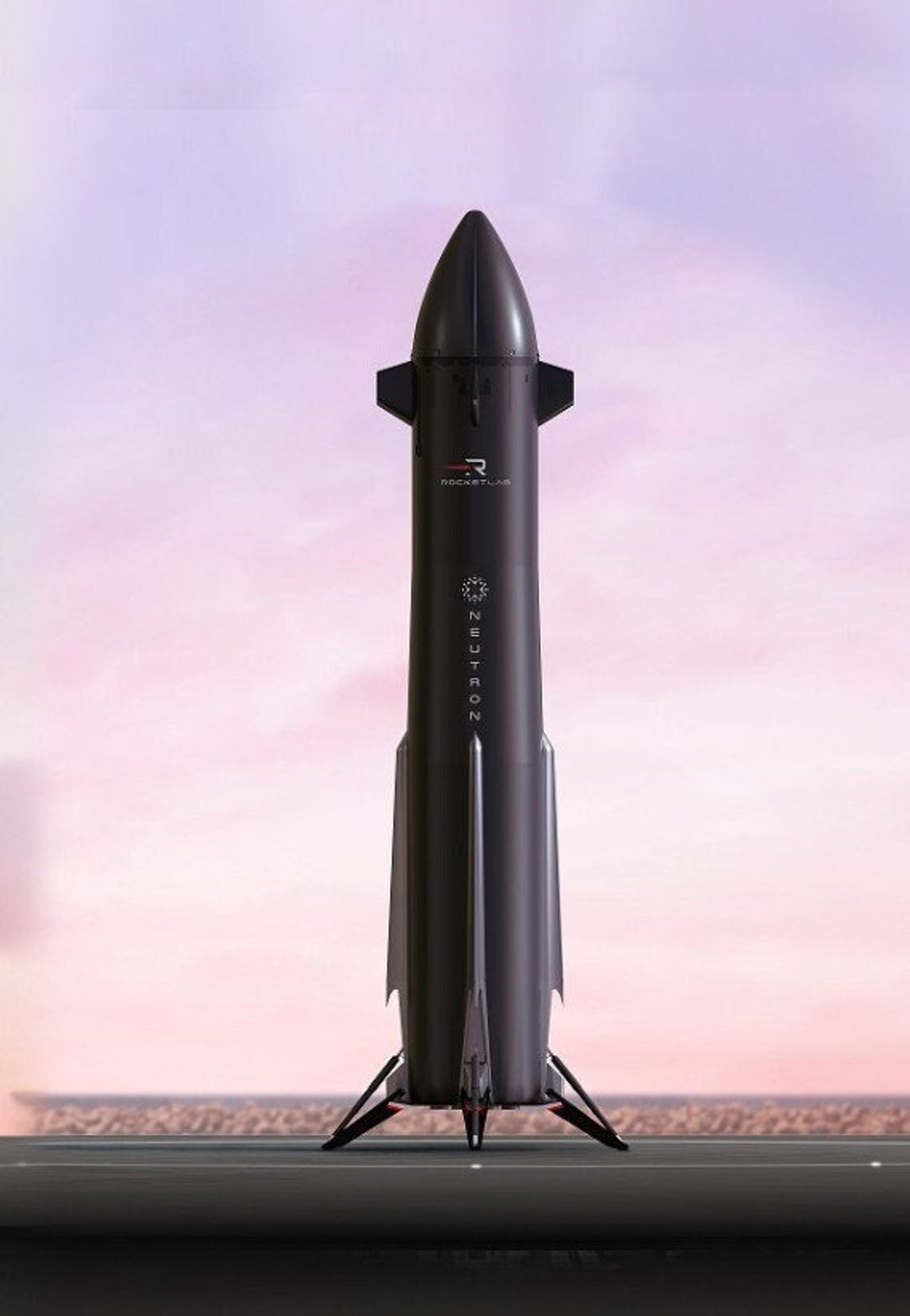 172 Scale Model of Rocket Lab Neutron Rocket Made of Etsy