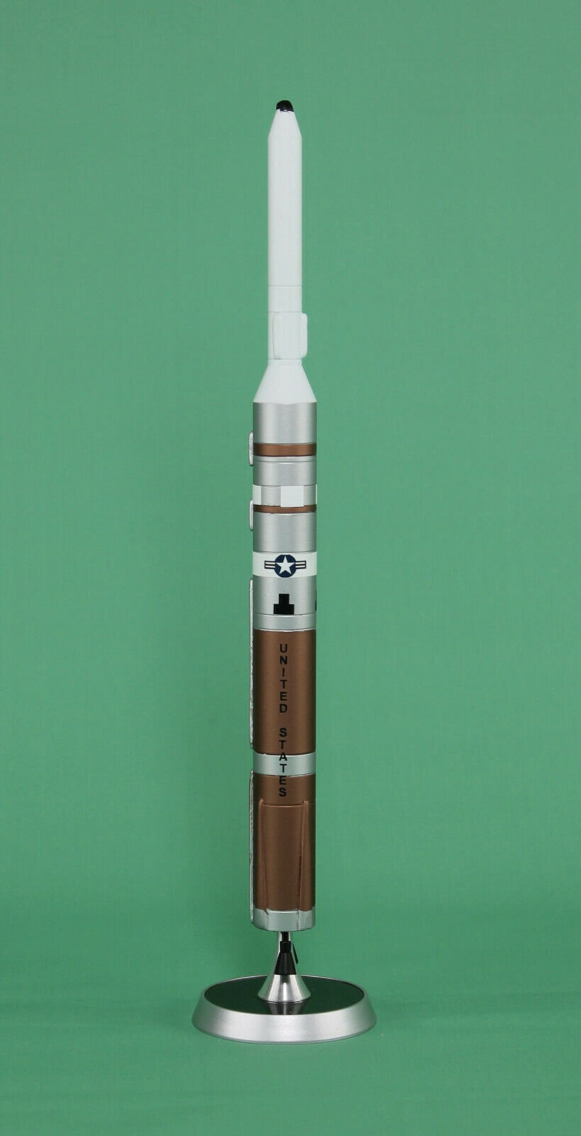 1:144 Scale Model of Titan IIIB Rocket, Made of Metal 12 Tall - Etsy