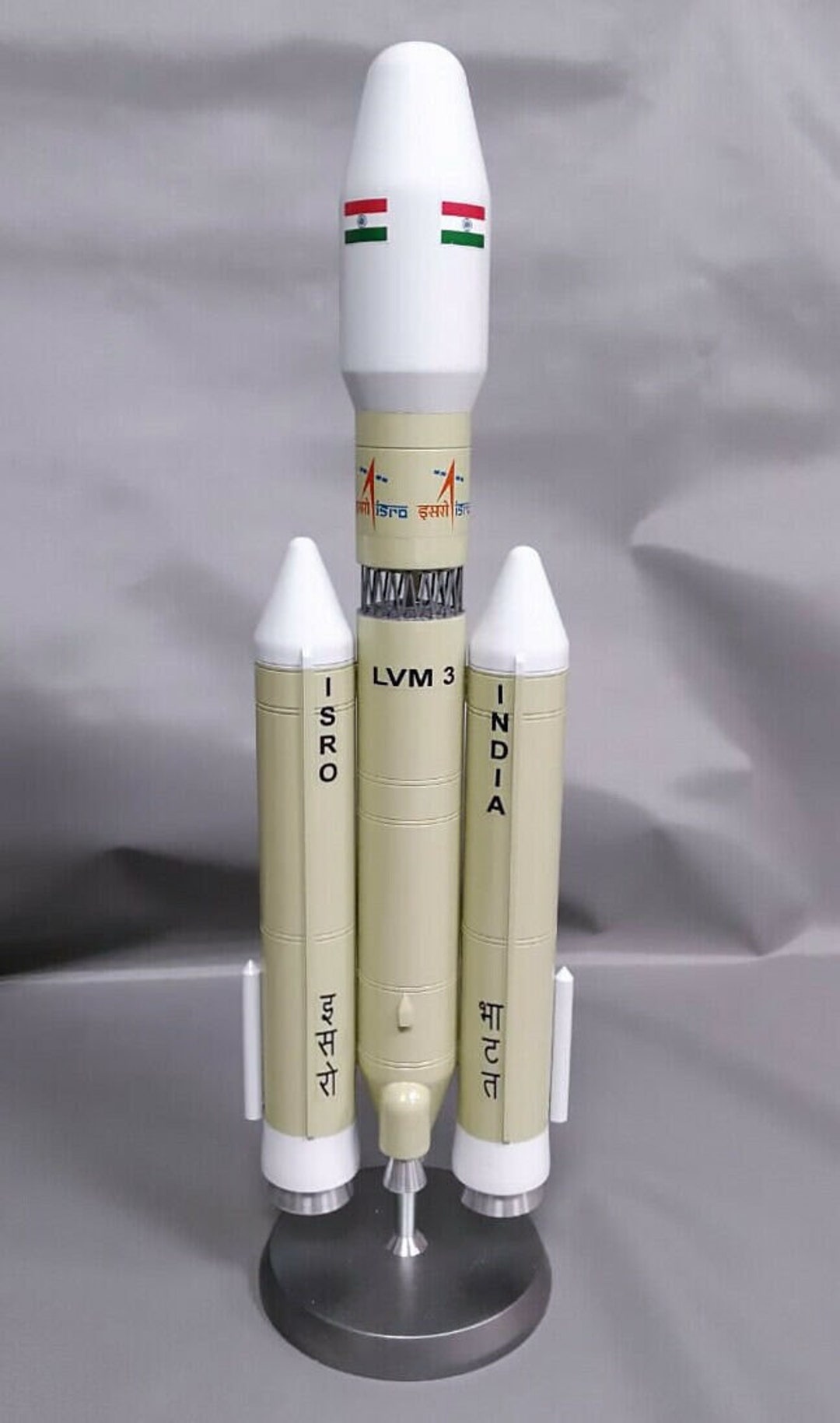 1144 Scale Model of ISRO GSLV Mk III, Made of Metal 12 Tall Etsy