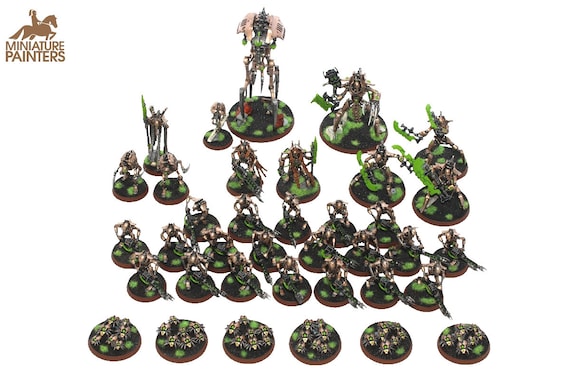 Warhammer 40k: Necron Army Fully Painted - Etsy