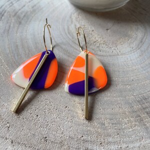 Boucles d'oreille orange willow image 2