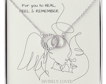 Ectopic Pregnancy Loss. Miscarriage Necklace. Memorial necklace. Miscarriage Keepsake.Gift for someone who had a miscarriage.