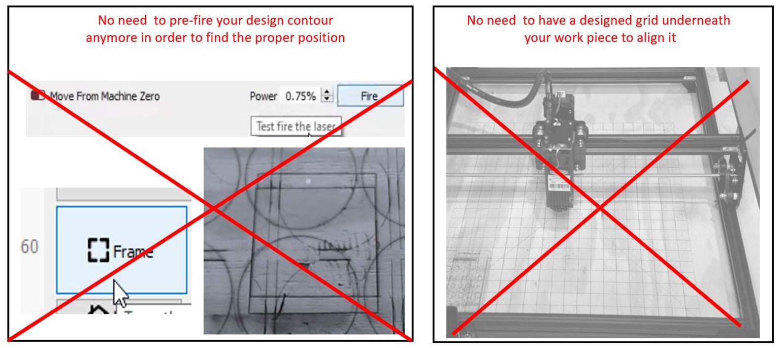 Xtool D1 - Centering Device (STL Files) - Etsy