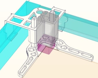 Xtool D1 - centering device (STL files)