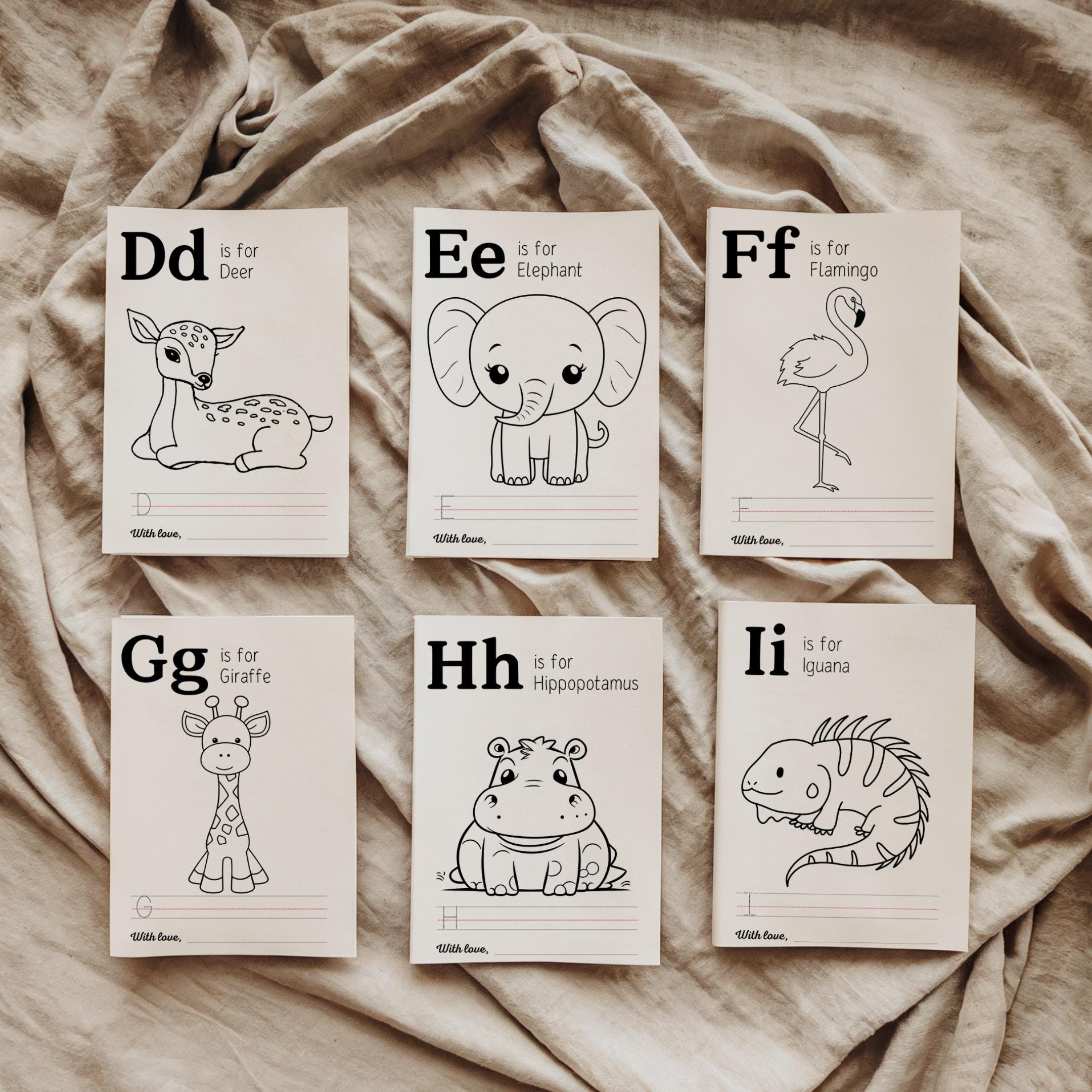 Baby First ABC Book Baby Shower Activity First Alphabet Baby Shower ...