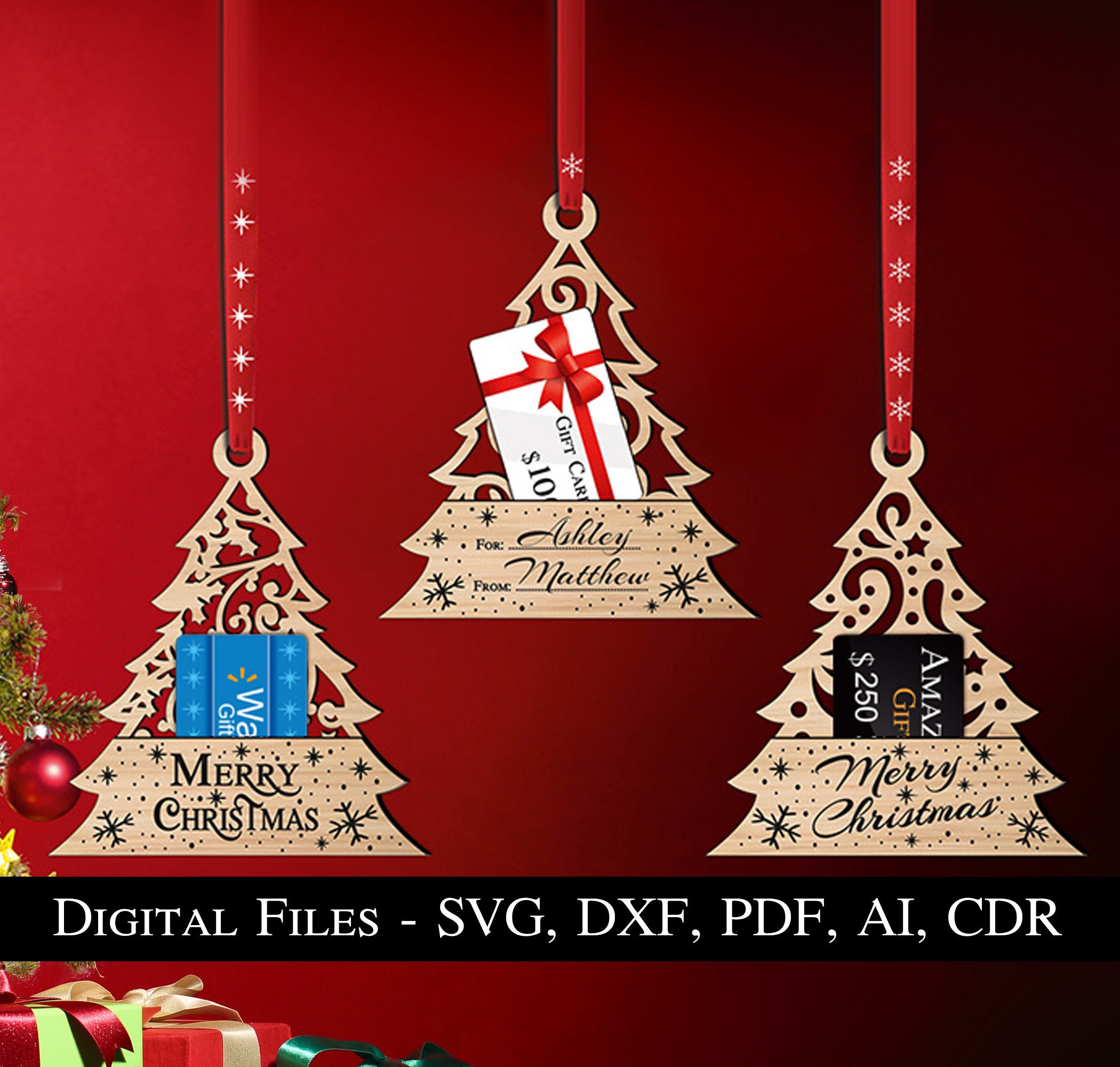Personalized Money Holder Ornament - Christmas Gift For Family - Baby –  JonxiFon