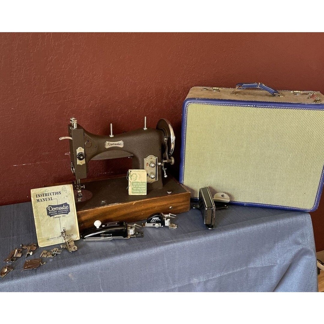 1951 Domestic Rotary Electric Sewing Machine Series 153 With - Etsy