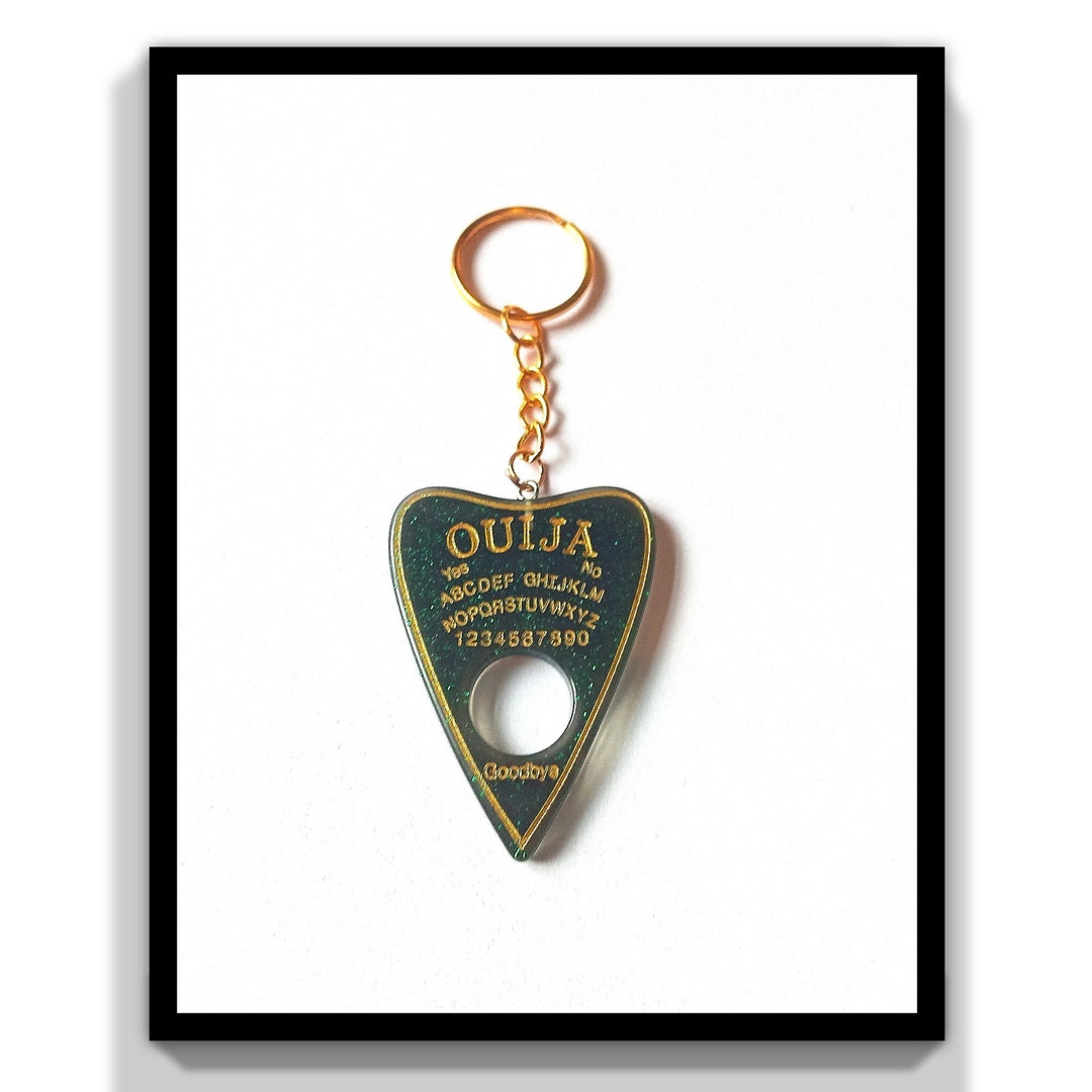 Ouija Pointer Keychain Horror Keychain Ouija Keychain Etsy