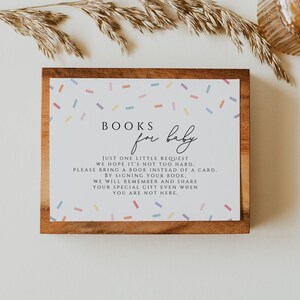Bücher für Babykarte bestreuen, Babypartyeinladung Bucheinlage bestreuen, Bucheinlage mitbringen, Streugut ist unterwegs