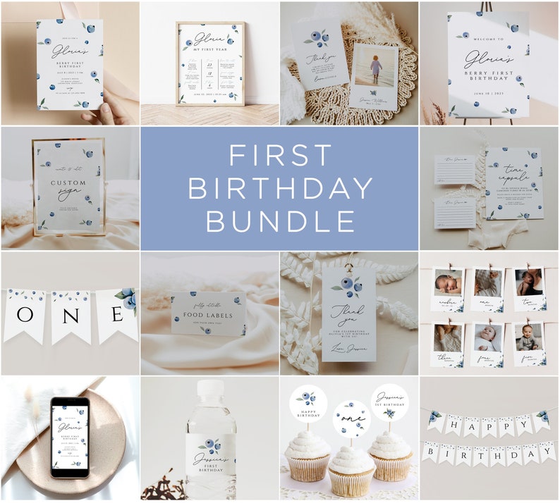 First birthday bundle