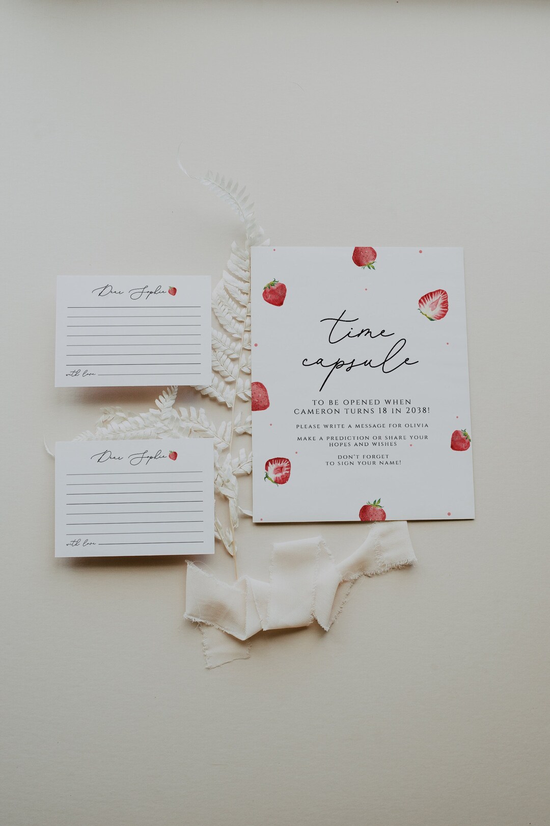 InvitationHouse Strawberry Time Capsule Cards - 48 Cards : Buy Online At Best Price In KSA - Souq Is Now
