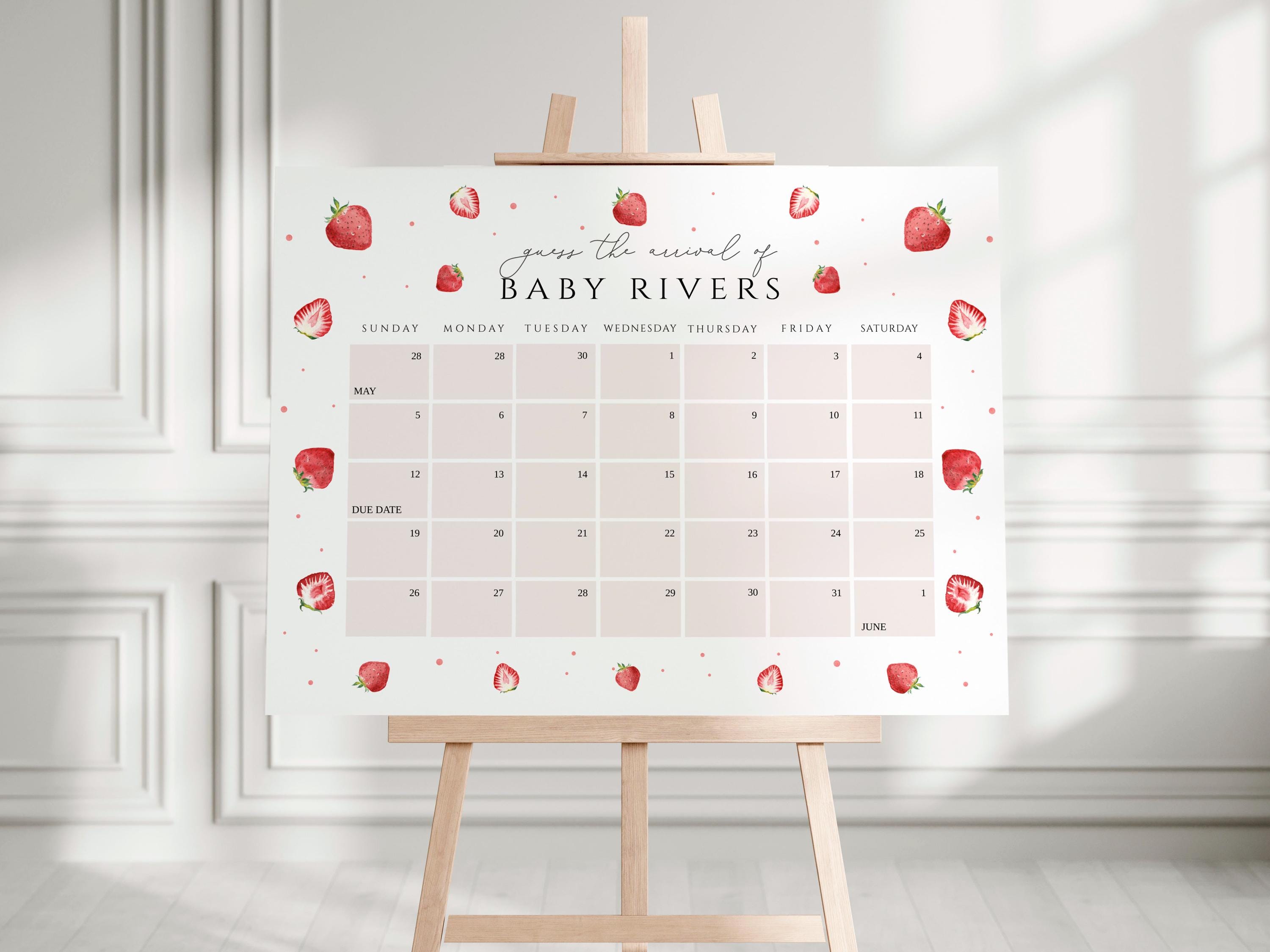 Haizct 50 Gratta E Vinci A Tema Fragola Per Baby Shower Rosa E Matrimoni - Biglietti 8,9x5,1 Cm