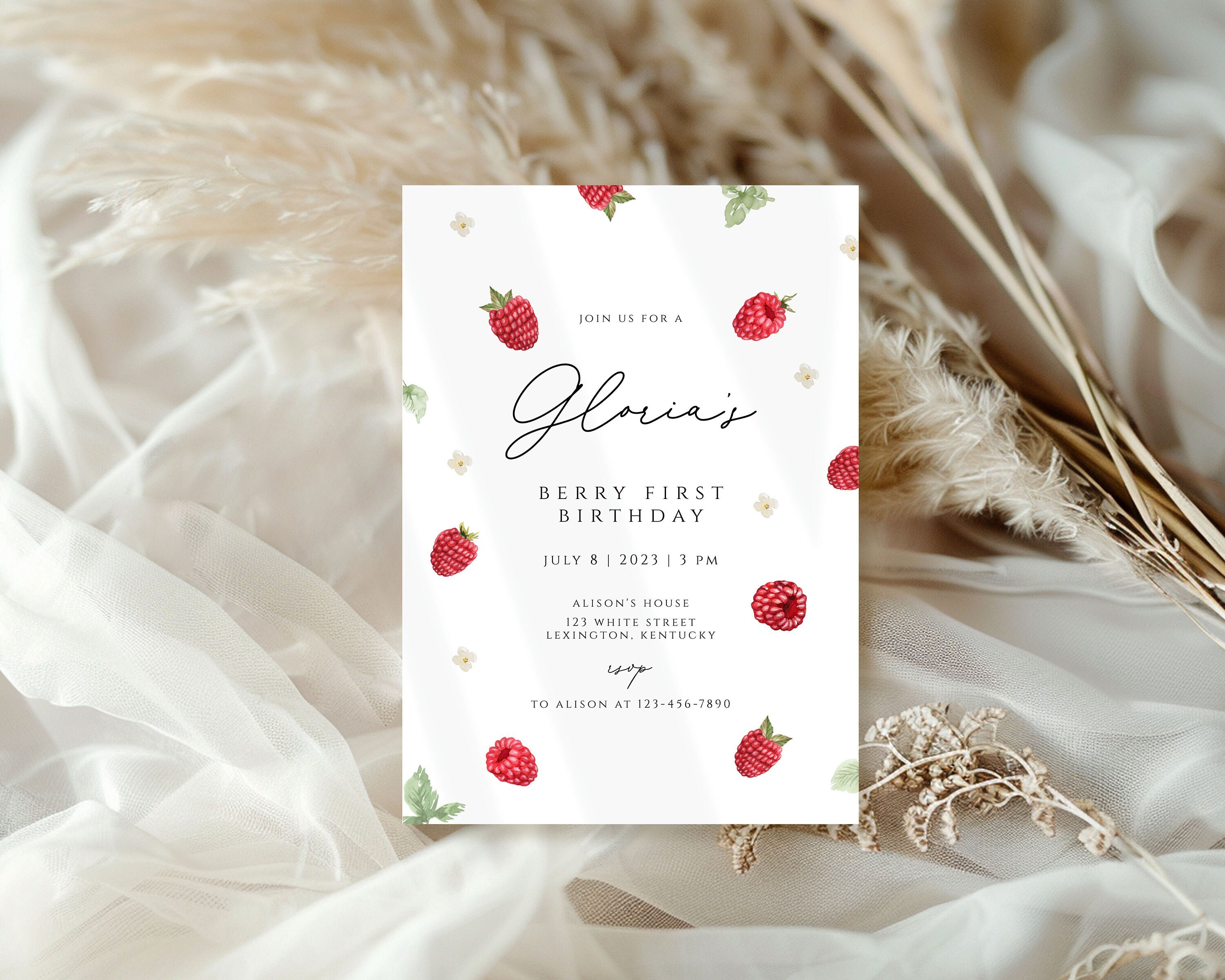 Raspberry Invitation Australia