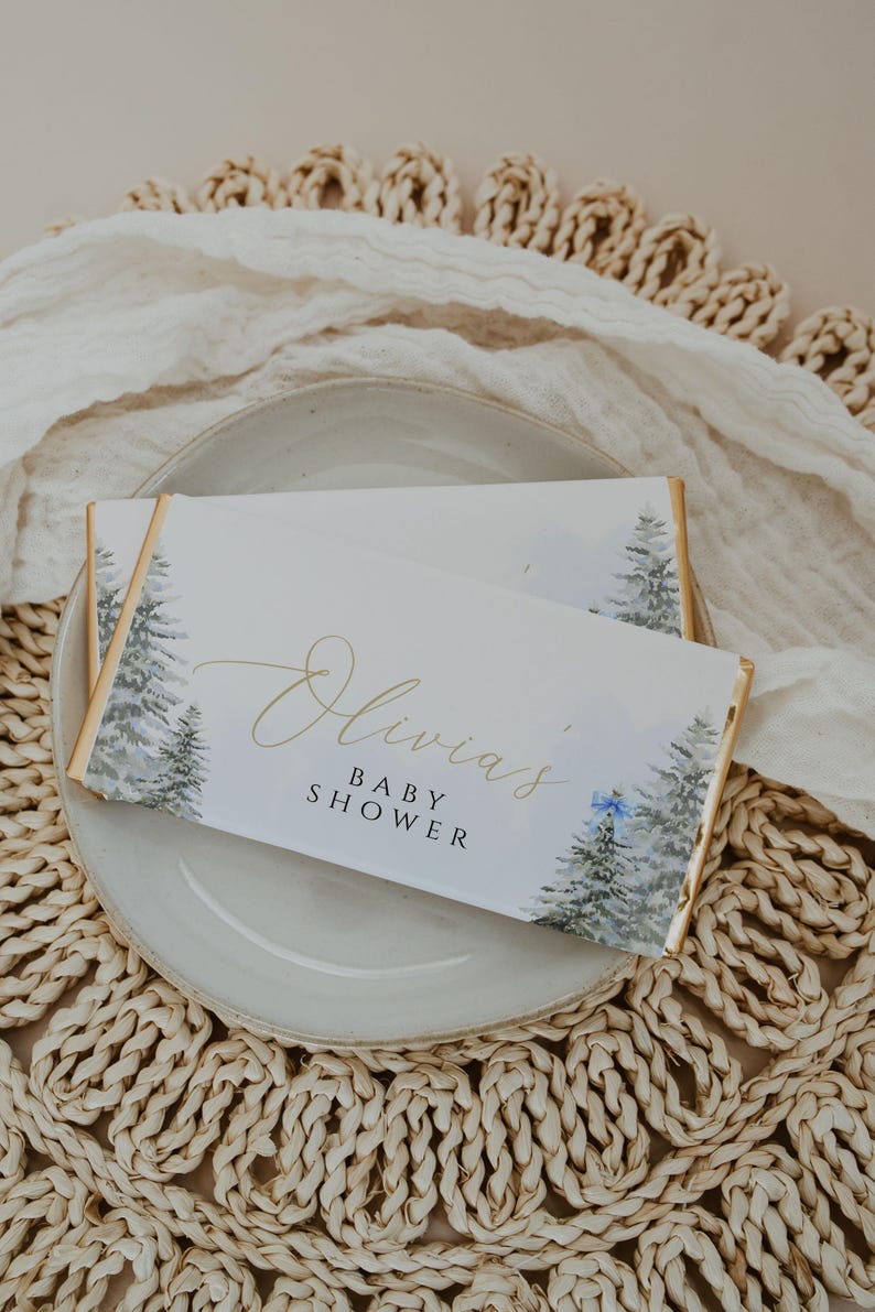 Baby It's Cold Outside Invite, Winter Boy Baby Shower Invitation