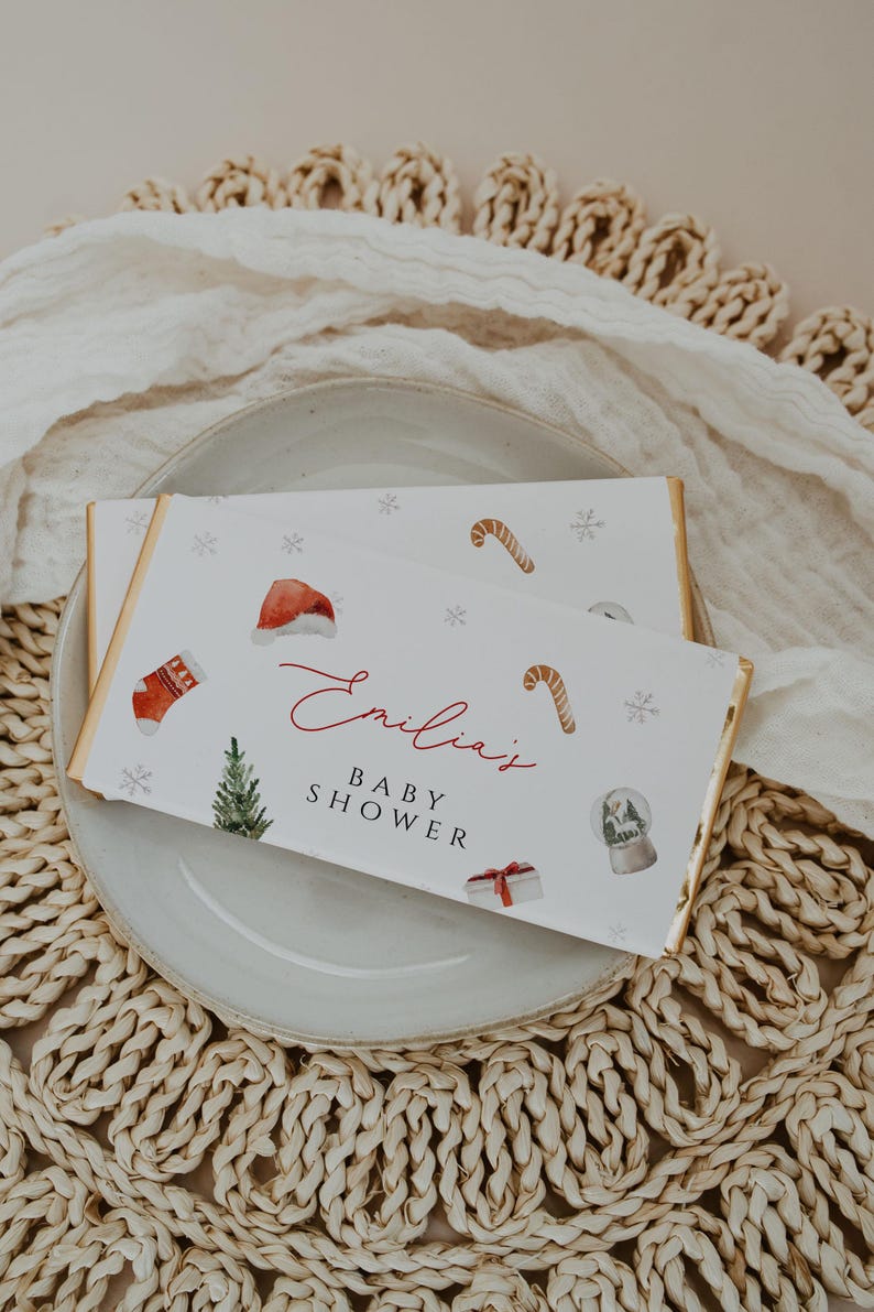 Santa Baby Shower Due Date Calendar, Winter Baby Birth Date Sign, Guess