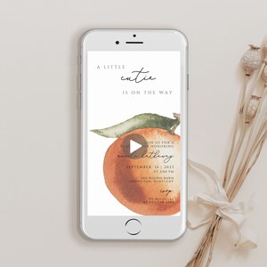 Little Cutie Video Invitation - Etsy