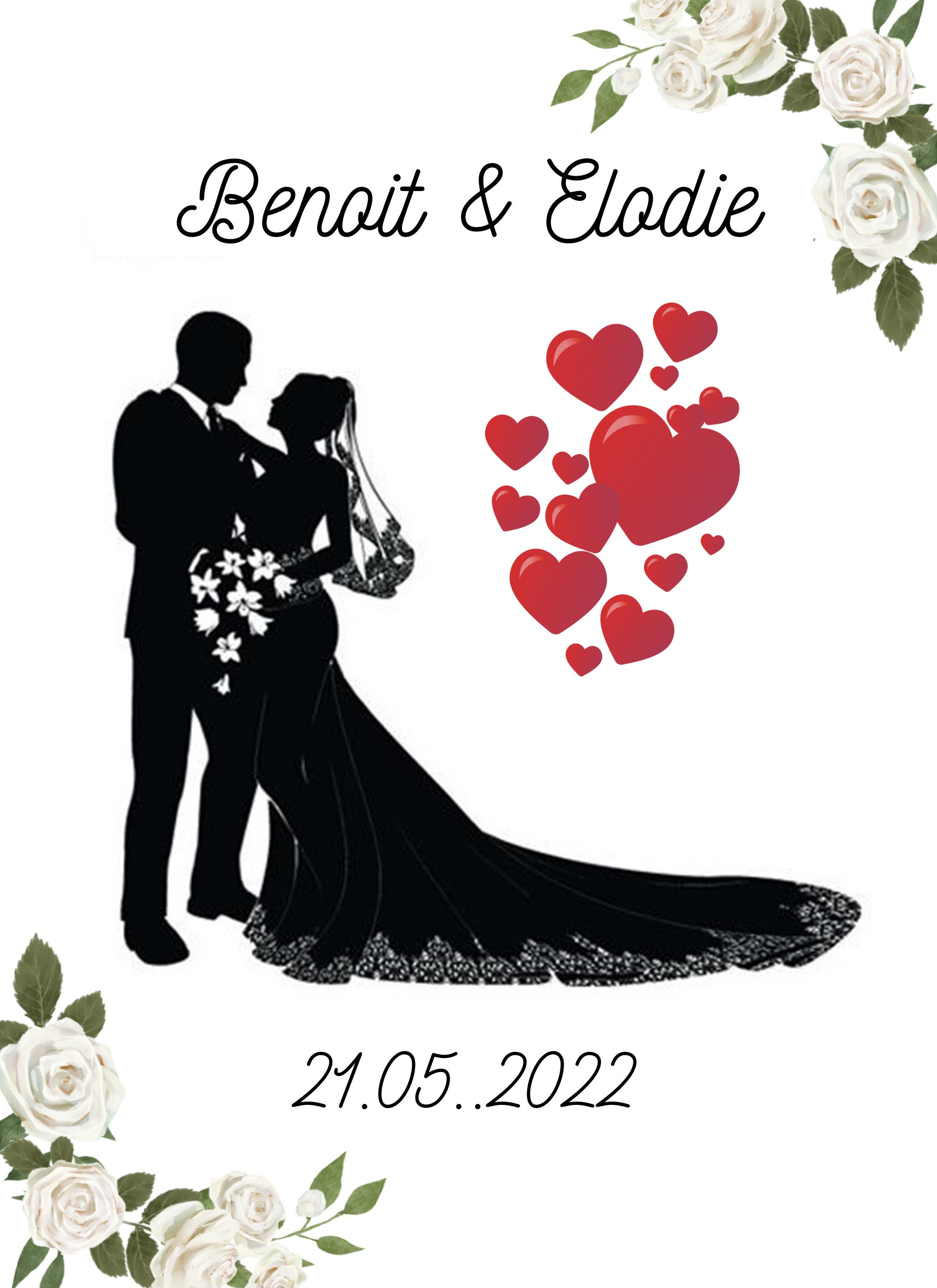 Tableau Mariage Personnalisé,