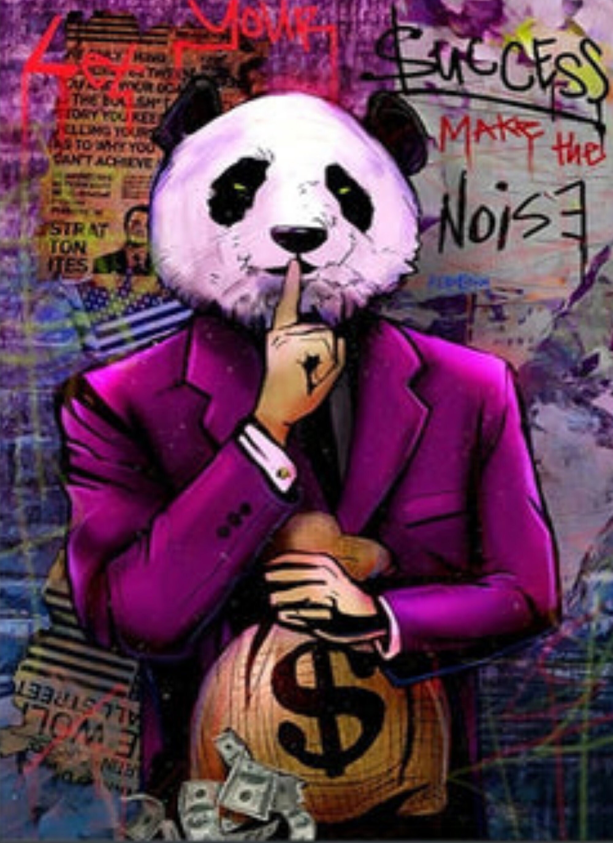 Tableau Panda Brigand,