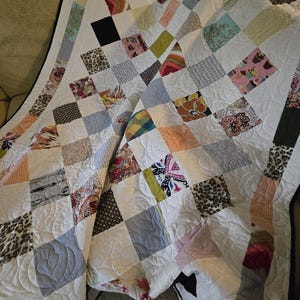MEMORY QUILT made from Loved Ones Clothing