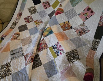 MEMORY QUILT made from Loved Ones Clothing