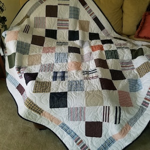 MEMORY QUILT made from Loved Ones Clothing