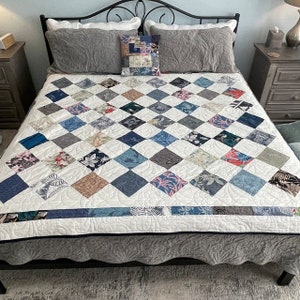 MEMORY QUILT made from Loved Ones Clothing