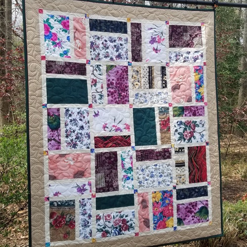 MEMORY QUILT Made From Loved Ones Clothing Etsy