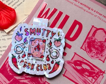 Smutty Book Club Magnetic Bookmark: Spicy Romance Reader Gift