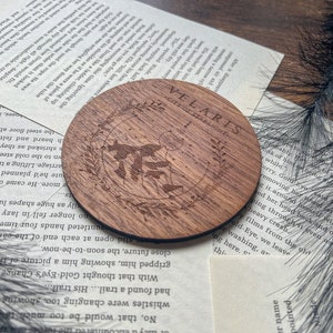 Velaris City of Starlight ACOTAR-Inspired Coaster | Cork Backing | Night Court