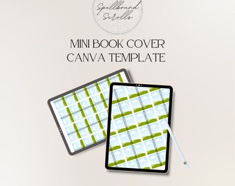 Mini Book Cover Canva Template | Drag & Drop!