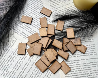 Mini MDF Book Blanks for DIY Ornaments