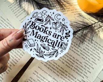 Books are magical Kindle Sticker | Kindle Decor